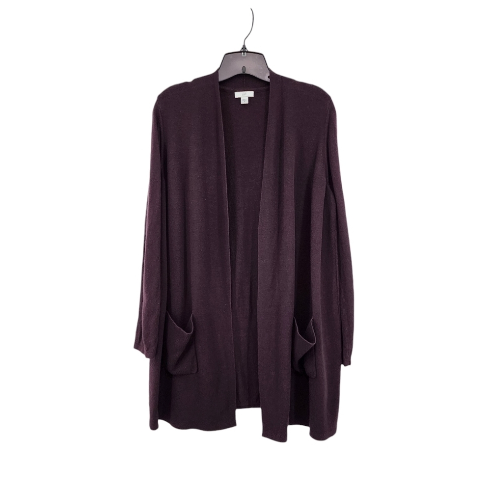 J.Jill Women's Cotton Blend Open Front Cardigan Sweater - M